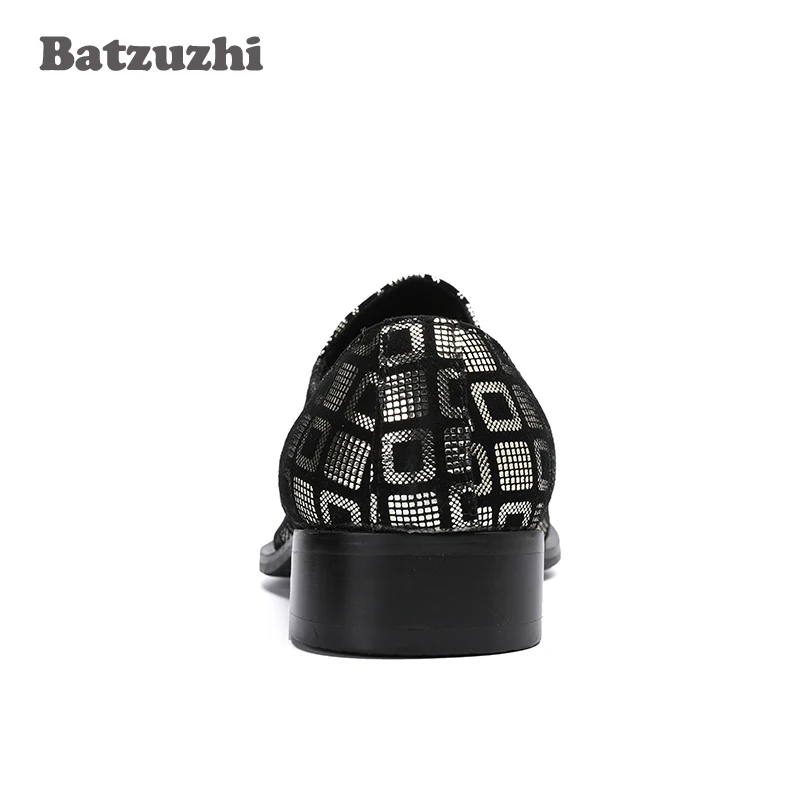 Batzuzhi/итальянская брендовая мужская обувь Zapatos Hombre кожаные модельные туфли с