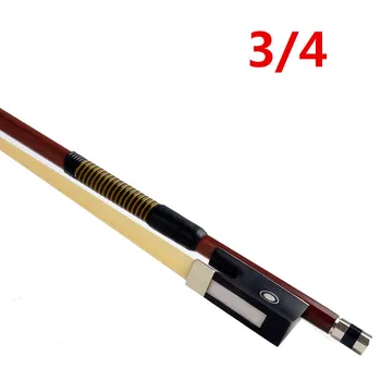 

violin bow size 3/4 violin Horse hair violin accessories brazilwood bow accessories para violin