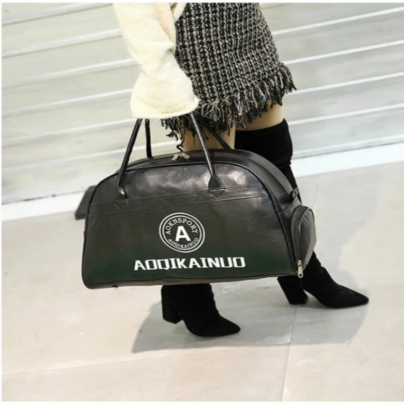 

High-Capacity PU Leather Handbag Fashion Men's Travel Bags Luggage Waterproof Suitcase Duffel Bag Big Large Capacity Bags Casual