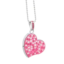 ^^Best Offers J-boxing Pink 32GB USB Flash Crystal Heart 16GB Memory Stick Fashion Necklace Flash Pen Drive for Computer Tablet Mac 8GB 16GB ^^Best Offers J-boxing Pink 32GB USB Flash Crystal Heart 16GB Memory Stick Fashion Necklace Flash Pen Drive for Computer Tablet Mac 8GB 16GB