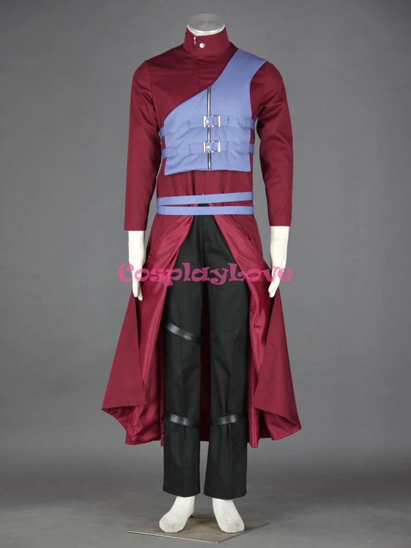 CosplayLove Naruto Shippuden Cosplay Costume Naruto Purple Dark Red Gaara 7th Cosplay Costume Custom Made For Halloween