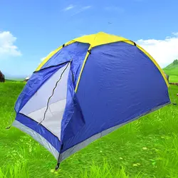 Открытый Палатка одиночные люди портативная кемпинговая палатка для Оксфорд тканевые палатки PU1500mm сумка Trave