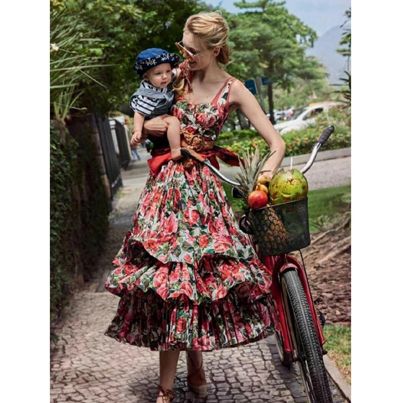 Strand Jurk Print Jurk Limited Katoen A-lijn Vadim 2018 Nieuwe Stijl Super-sen Retro Printing Laag Lotusblad Harnas vrouwelijke Strand Jurk Print Jurk Limited Katoen A-lijn Vadim 2018 Nieuwe Stijl Super-sen Retro Printing Laag Lotusblad Harnas vrouwelijke