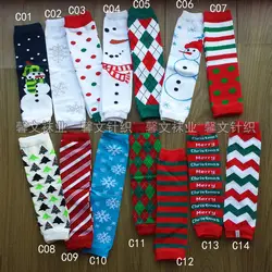 10 пара/лот Anyongzu Штаны для девочек с рождественским изображением хлопок осень и зима детские леггинсы для девочек Чистый цвет Ноги