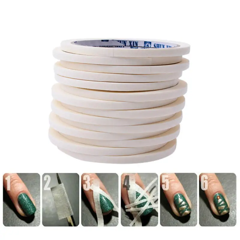 

Nail Striping Tape Line DIY Water Decal Nail Art Stickers Design Adhesive Strips 5mm*1.7m for Nails Styling Art Manicure Tool Ta