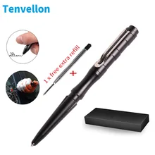 Tenvellon тактическая ручка для самозащиты черного цвета с коробкой для ручек безопасная Личная защита Вольфрамовая стальная головка для экстренной защиты Tenvellon тактическая ручка для самозащиты черного цвета с коробкой для ручек безопасная Личная защита Вольфрамовая стальная головка для экстренной защиты