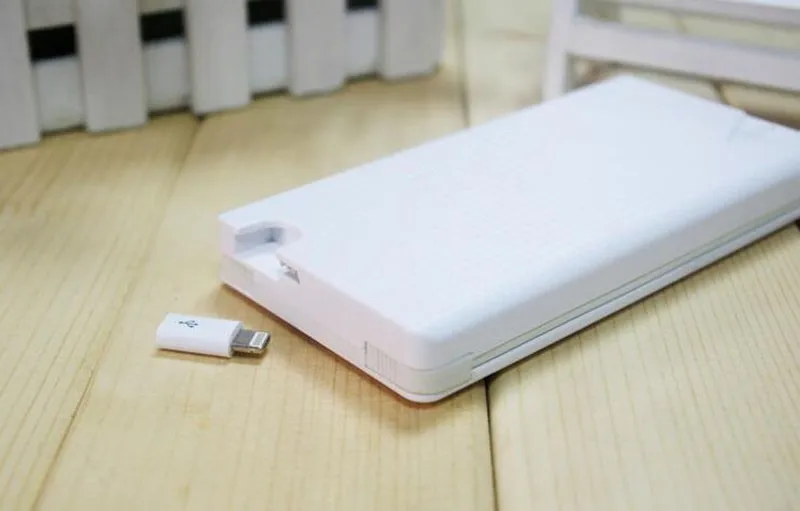 power bank 10000 mah with inbuilt cable and connectors 9