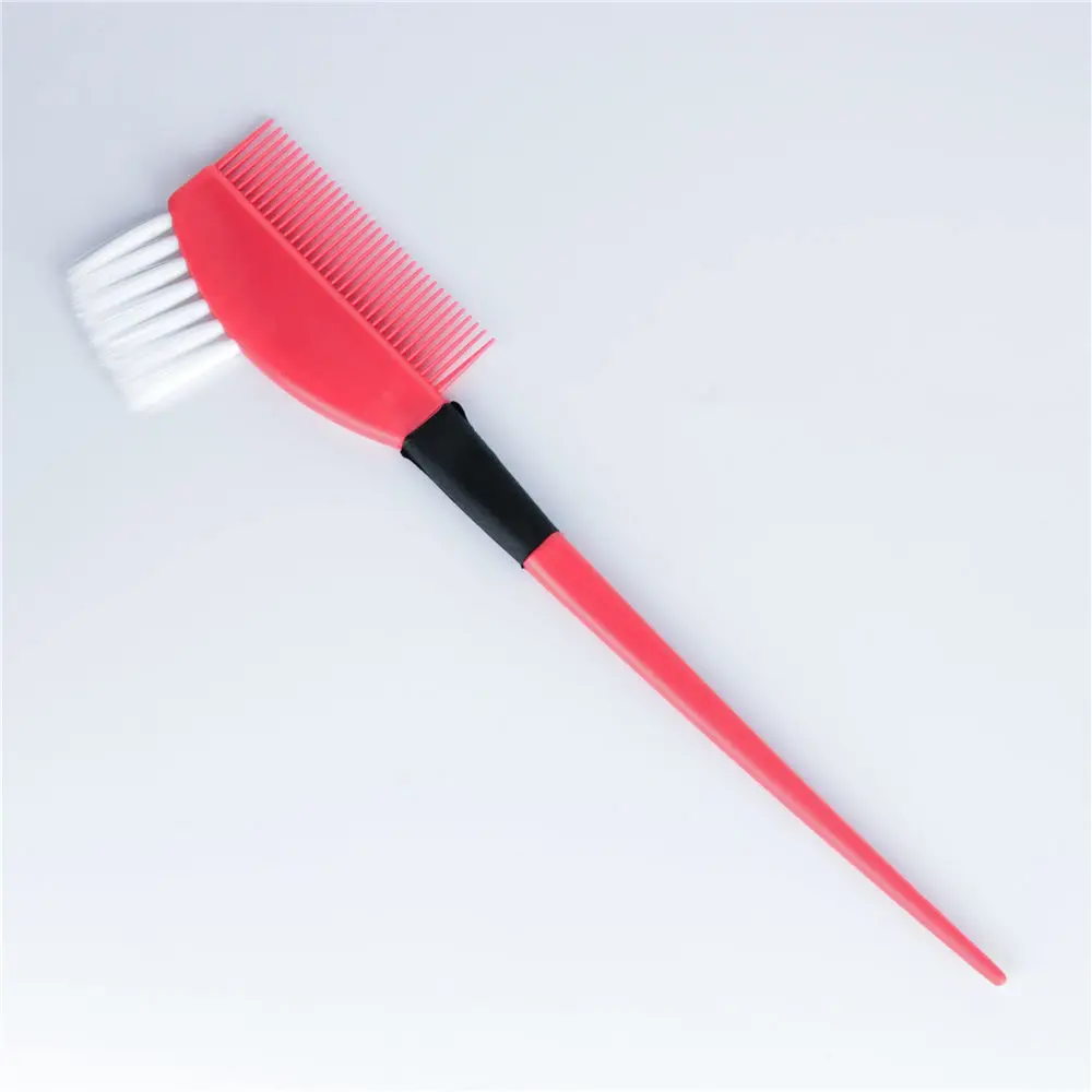 dying hair with brush