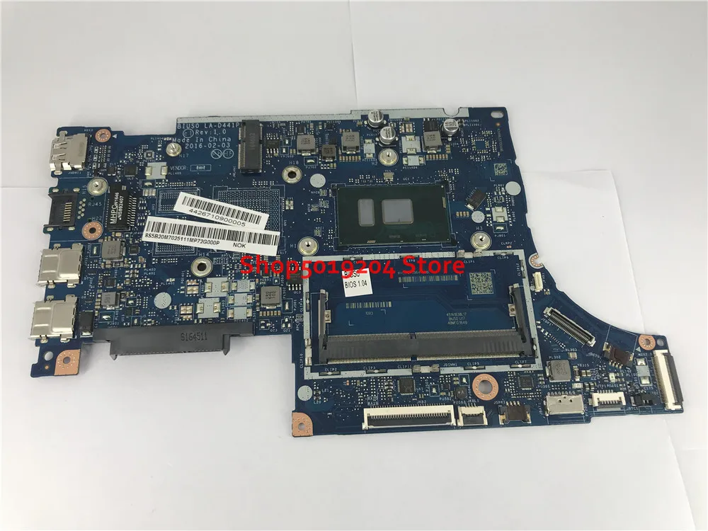 Материнская плата BIUS0 La d441p SR2EX 4405U для Lenovo 510s 13isk 510S 13IKB материнская