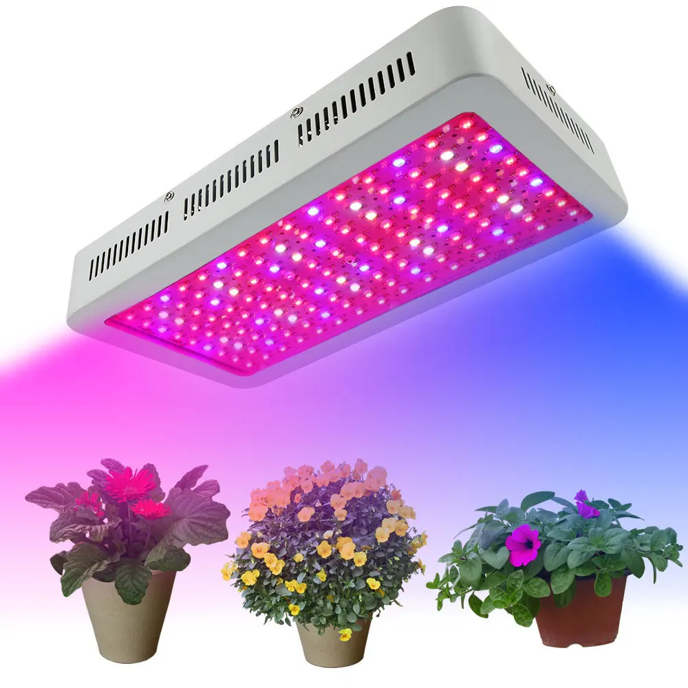 1500 W высокой Мощность светодиодный полный спектр светать для лампа для растений двойной чип выращивания рассады культуры Комнатные цветы палатка Садоводство