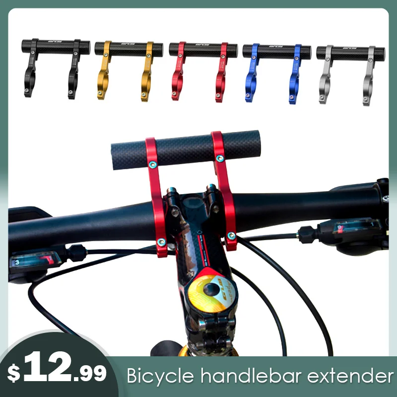 Carbon Fiber Bicycle Bike Handlebar Extender Bracket Mount Phone Holder