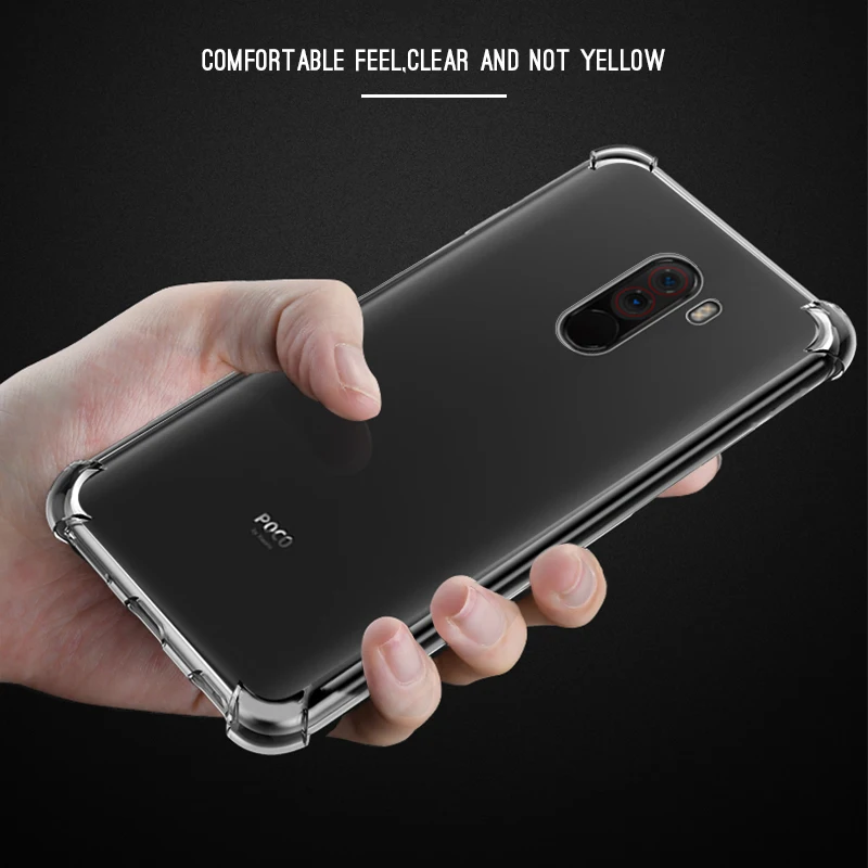 

For Xiaomi Pocophone F1 Mi 6 5X 6X Mi A1 A2 Mix3 Case Airbag Cover Shockproof Back Cover For Xiaomi Mi8 SE Mi 8 Lite MiX 2S Case