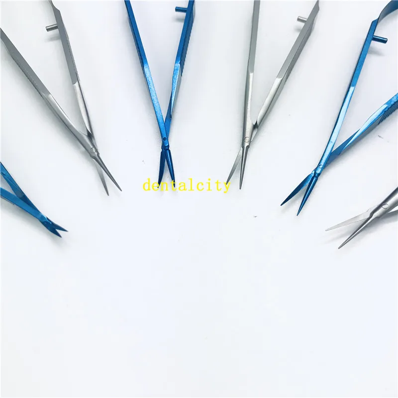 

Ophthalmic microsurgery 12.5cm Capsule membrane scissors Micro scissors Titanium alloy/Stainless Steel