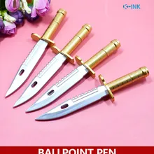 36 шт./лот, новая шариковая ручка в форме ножа, Подарочная шариковая ручка для школьников для мальчиков