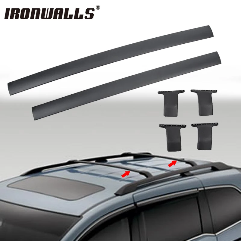 Ironwalls Roof Rack Cross Bars Top Roof Box Luggage Boat Carrier 132LBS/60KG For Honda Odyssey 2012 Honda Odyssey Roof Rails And Crossbars