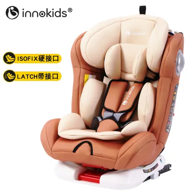 

7.8 IK-08 (Brown) Innokids Child Safety Seat 360 Degree Rotating Car With 0-12 Years