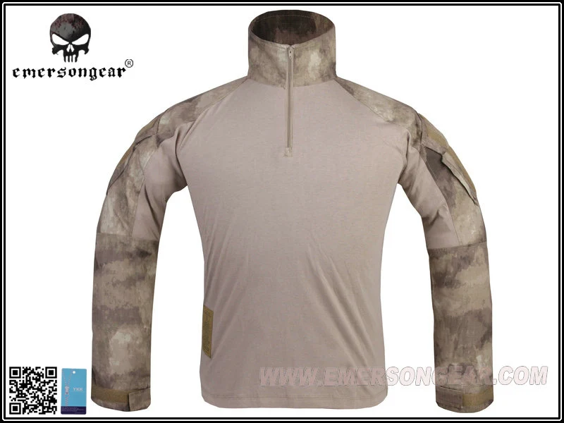 Emersong G3 Combat Shirt Охота Airsoft Тактический одежда Военный Камуфляж Футболки EM8595-Пвр В |