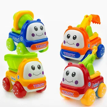 

4Pcs / lot New mini digging engineering car gift children's toys