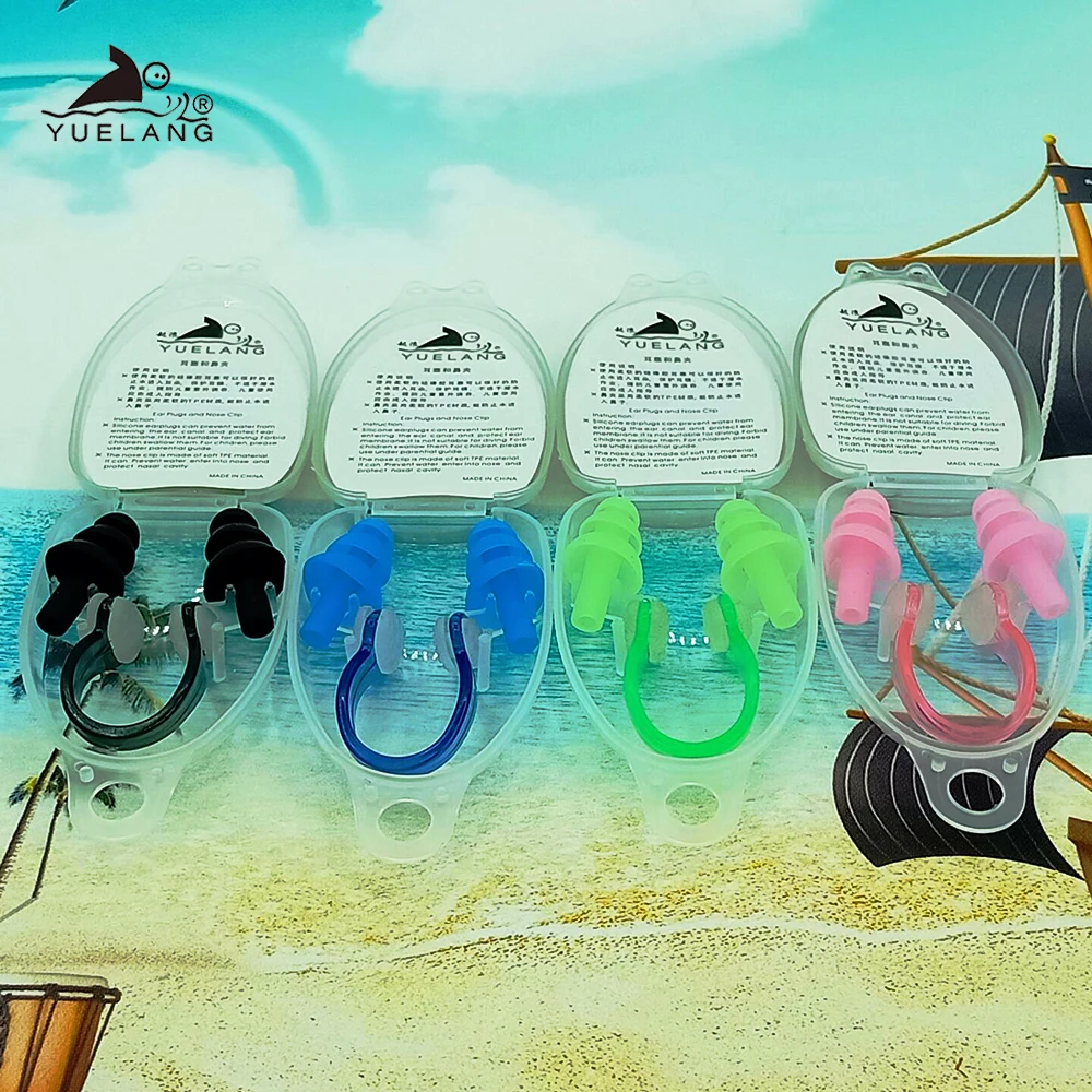 

4/1 Pair Soft swim Ear Plugs Environmental Silicone Waterproof Dust-Proof Earplugs Diving Water Sports Swimming Accessories