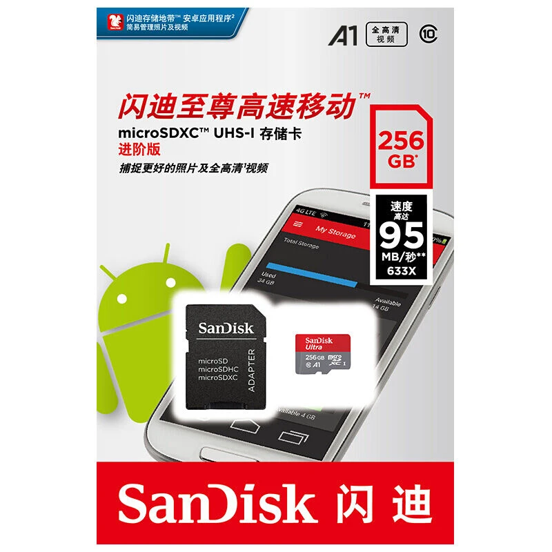 Карта памяти SanDisk 8 GB 16 GB 32 ГБ, 64 ГБ и 128 ГБ Высокое Скорость 100 МБ/с. UHS-I TF Micro SD карты Class10 ультра SDHC SDXC флэш карты памяти