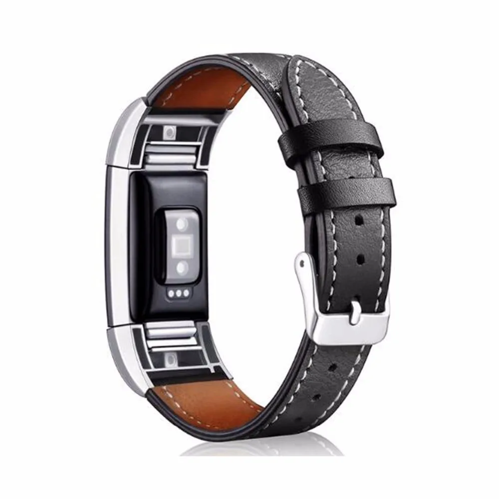 

leather strap for fitbit charge 2 band leather Bracelets Replacement wristband Smart Watch Band for fitbit charge 2 women Men