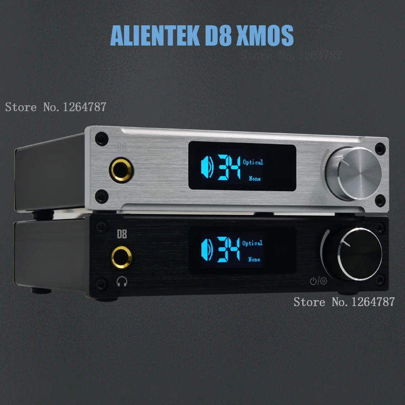 ALIENTEK D8 digital amplifier XMOS USB DAC decoder / sound / optical / coaxial HiFi amplifier class d