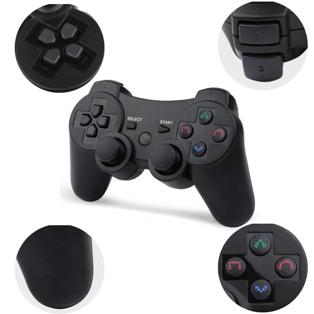 K ISHAKO Bluetooth игровой контроллер для PS3 беспроводной джойстик Вибрационный пульт дистанционного управления для playstation 3 Консоль геймпад для ps2