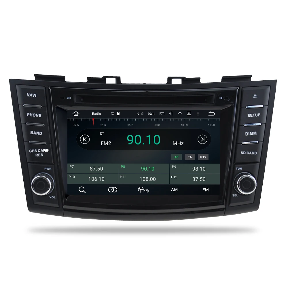 Sale IPS Android 8.1 9.1 9.0 Car Stereo DVD Player GPS Navigation Radio for For Suzuki Swift 2011 2012+Radio Auto Multimedia Player 5