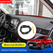 Автостайлинг резиновые анти-звуконепроницаемые не пропускающие шума пылезащитные панели автомобиля Лобовое стекло уплотнительные полосы для Mitsubishi Outlander 2010