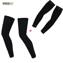 WOSAWE дышащие быстросохнущие нарукавники и гетры с защитой от ультрафиолета для бега, бега, пешего туризма, баскетбола, футбола, рукава для рук и ног