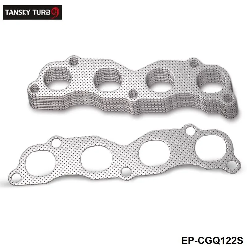 TANSKY  -10PCS/LOT Exhaust Manifold Header Gasket For Honda Civic Integra RSX K20A K20A2 K20Z4 EP-CGQ122S