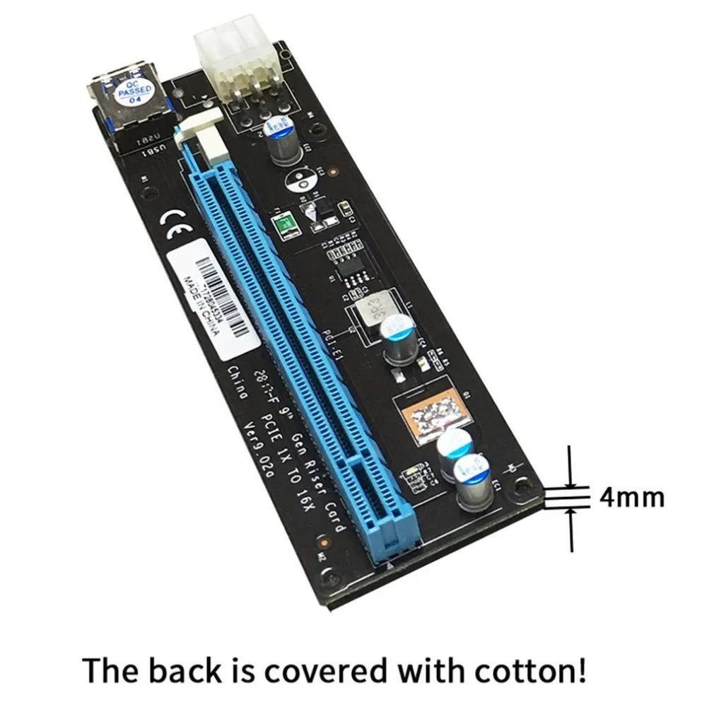 6 GPU горная материнская плата с 6 шт. PCI-E удлинитель Riser Card Поддержка DDR3 USB компьютерная материнская плата для BTC Eth Rig эфириума