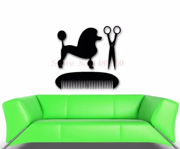 

DIY Puppy Breed Mural Animals dog Pets shop Spa Grooming Salon Veterinary wall decal Wall Stickers Vinyl Art Home decor