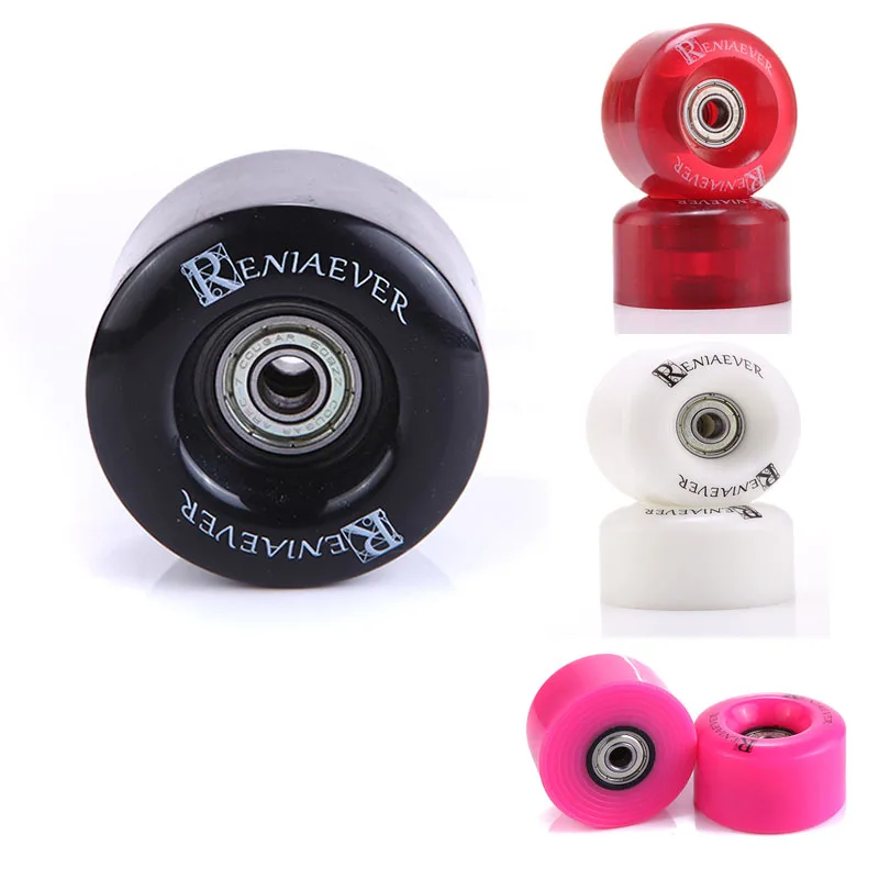 

Roller Skate Wheels With ABEC-7 Bearings Traditional 58*32mm Double Skates Wheel PU Round Roller Shoes Roller Skating Wheels
