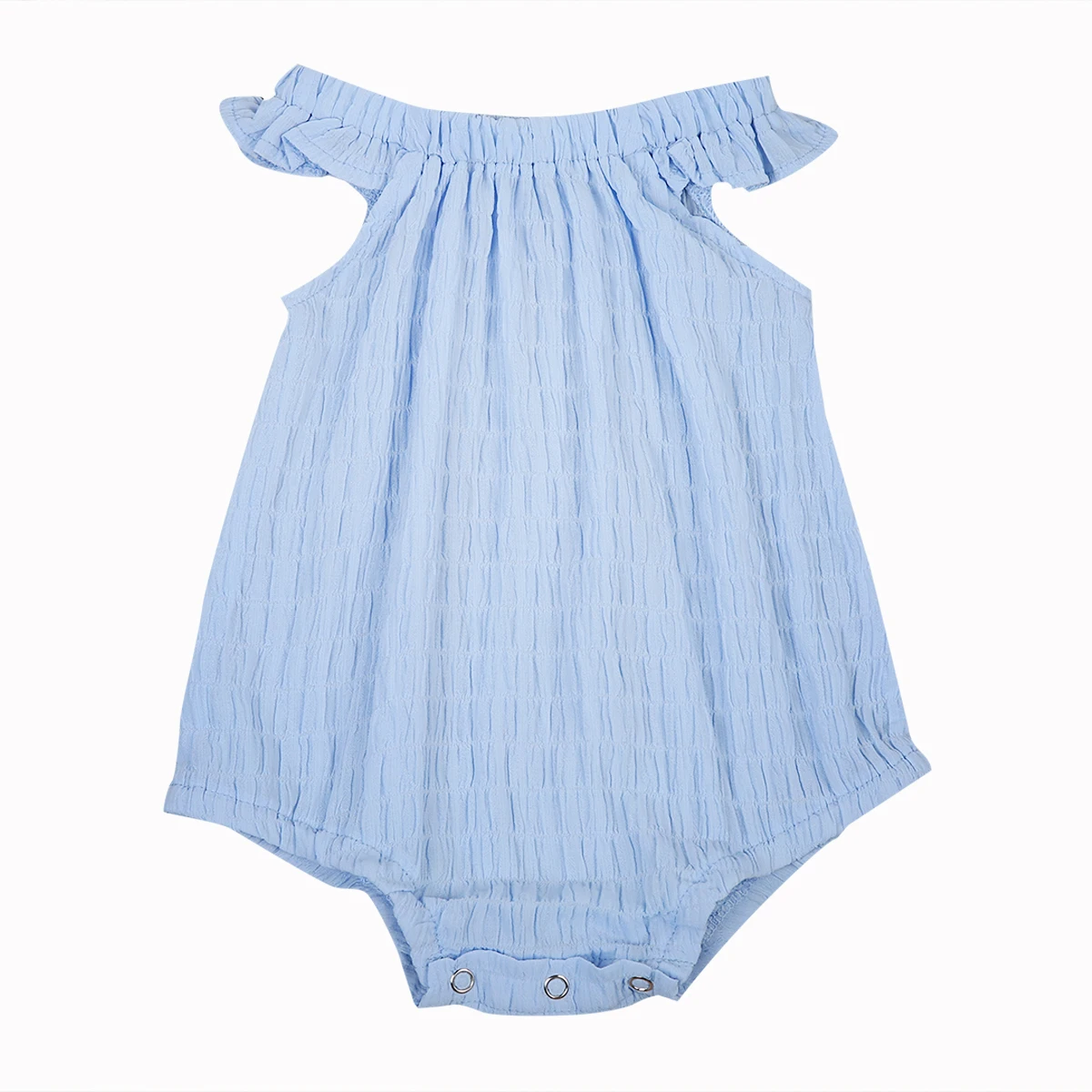 Infant Baby Girl flutter sleeve bodysuit infant girl Jumpsuit one pieces Summer cute kids girl