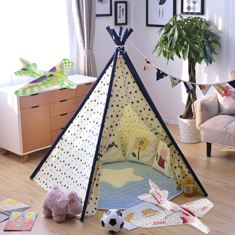 

Interesting Foam Paper Airplane Maneuver Plane Gliding Model Children's Toy Gift good flexibility