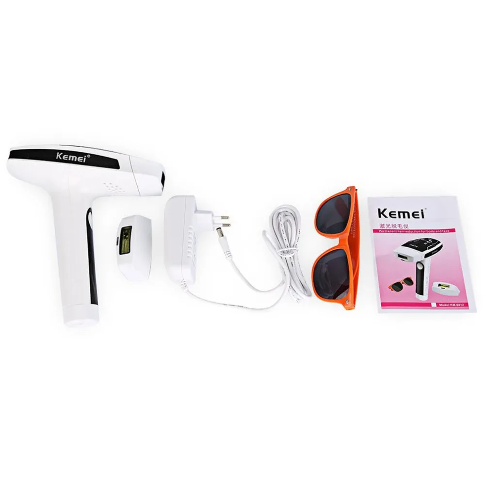 Kemei Epilator Lady Photon Laser Facial Hair Removal Depilatory