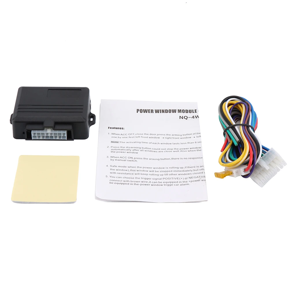 Auto Window Module Roll Up Closer Universal For 4 Doors Windows Car Alarm Module Protector 2018