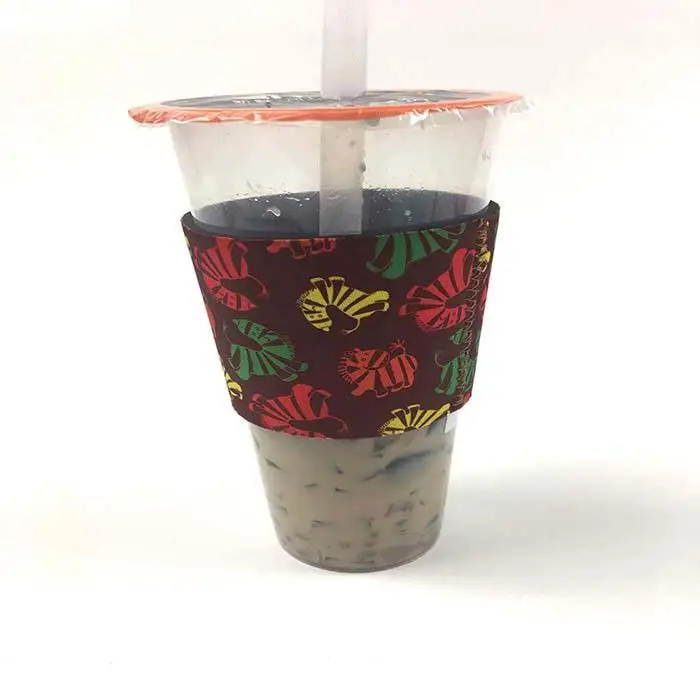 New Insulated Cup Sleeve Non-slip Recyclable Water Cute Cup Coffee Mug Wraps Sleeves Collapsible for easy storage