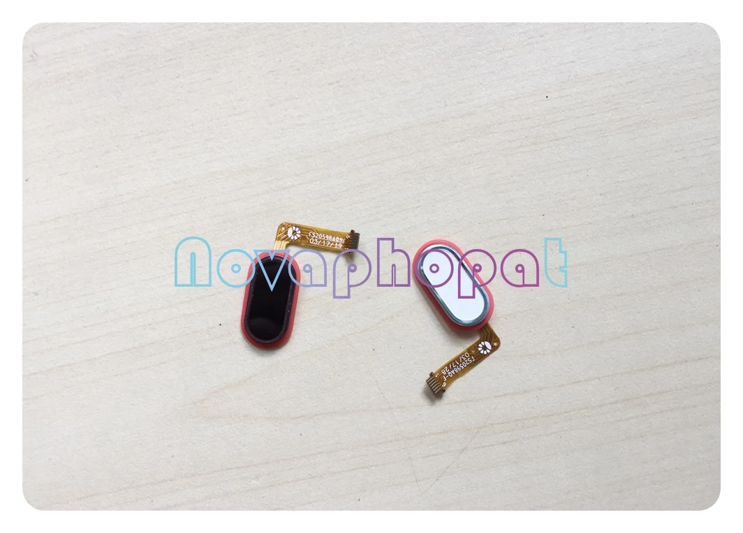 Novaphopat Black/Silver/Gold Home Key For MEIZU M5C / MEILAN 5C  Home Button FingerPrint Touch ID Sensor Flex Cable Ribbon+track