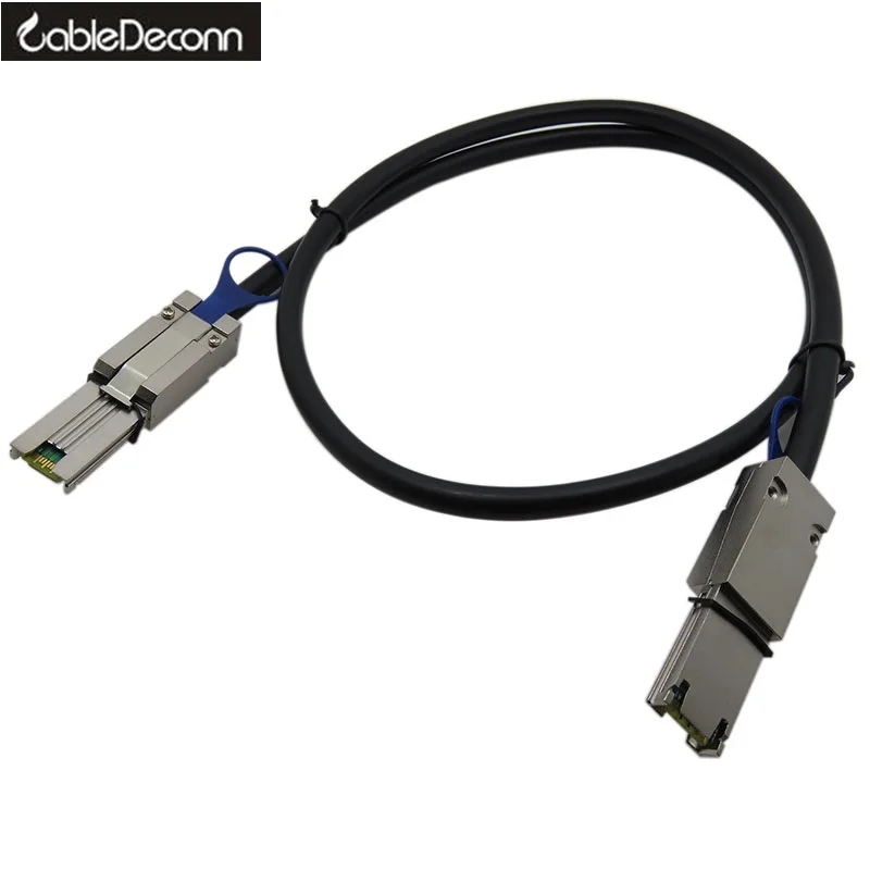 

Mini SAS SFF-8088 26pin to SFF 8088 26pin Internal Multilane SAS Cable 3ft