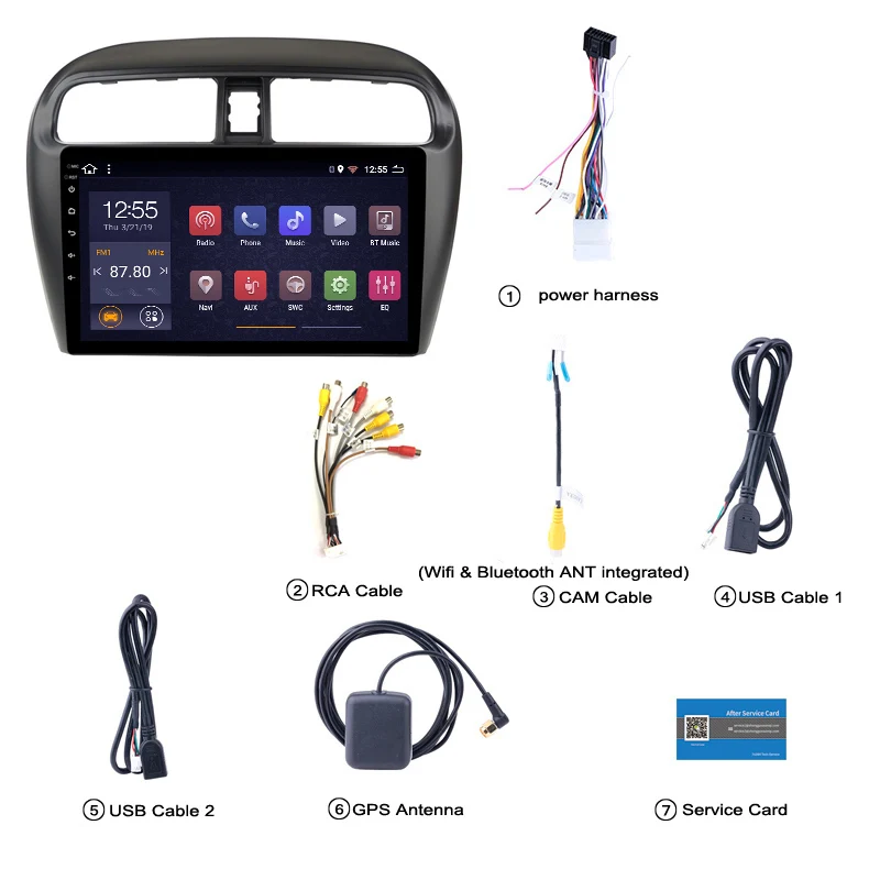 Sale Car Multimedia 9 Inch IPS 2.5D Vehicle Android 8.1 Car Radio For Mitsubishi Mirage GT G4 2012-2018 GPS Navigation Stereo 5