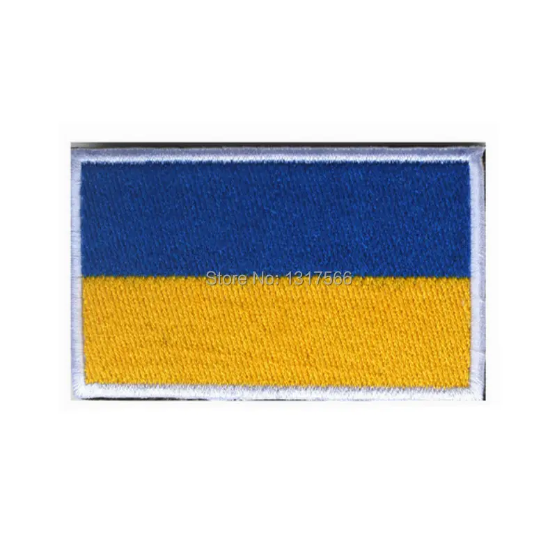 

Ukraine Flag Embroidered Badge Military Tactical Badges Fabric Armband Stickers Clothing Backpack Cap Patch Patches