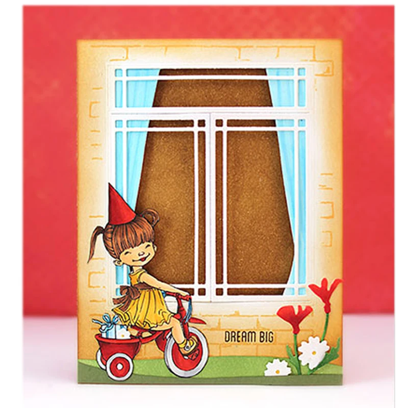 Window Curtain Sets Metal Cutting Dies Stencil For DIY Scrapbooking Decorative Embossing Suit Paper Card Die Cutting Template