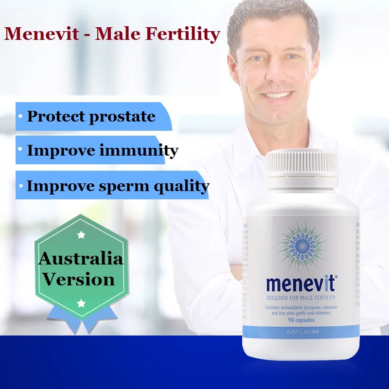 Australia Elevit Pregnancy Multivitamin for Men Menevit Male Fertility Supplements Support Sperm& Baby's Healthy Development