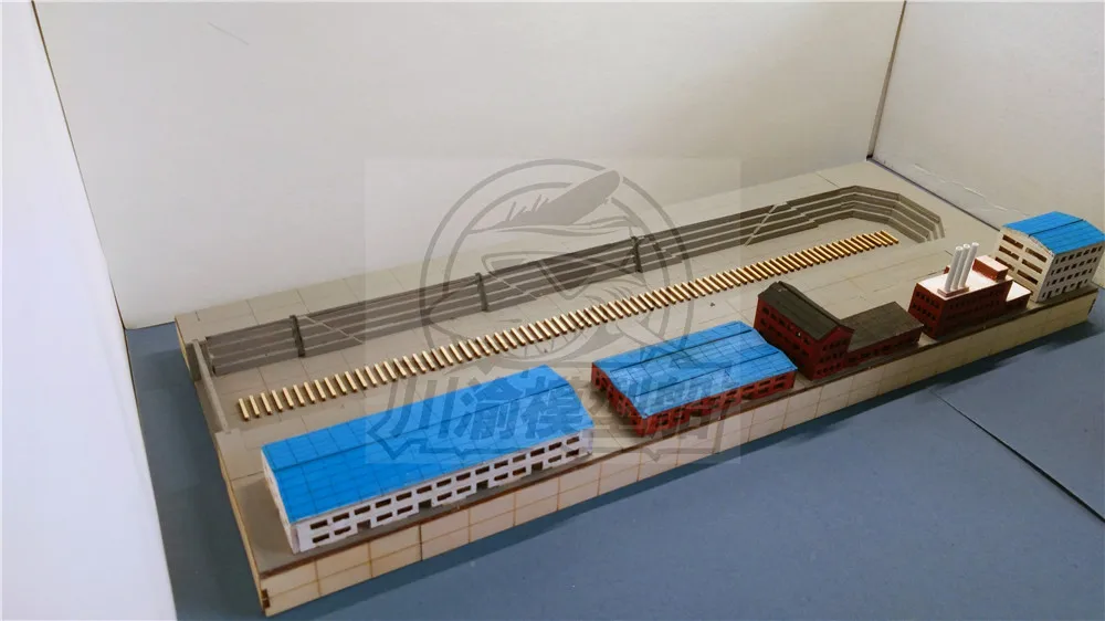Масштаб 1/700 Судостроительный двор платформа Диона набор сделай сам деревянная