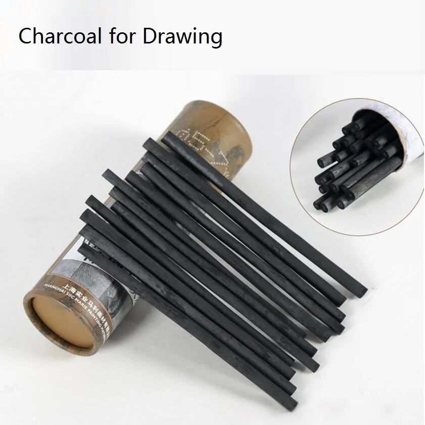 

Charcoal Pencils Carbon Charcoal for drawing Graphite Sketching Pencils Sketching Drawing Artist Graphite products 25PCS