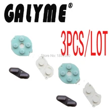 3 шт./лот Новые брелки подходят для GBNintendo GBO DMG GBP GameboyGB Классическая консоль пластиковые кнопки резиновые колодки Клавиатура
