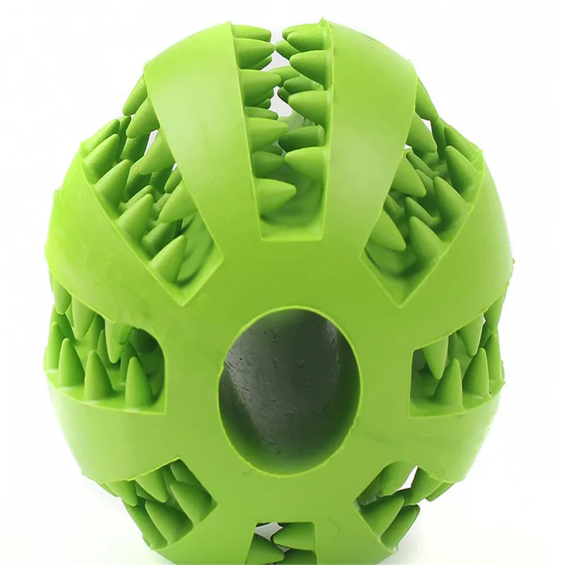 

2019 Pet Dog Toys Toy Funny Interactive Elasticity Ball Dog Chew Toy For Dog Tooth Clean Ball Of Food Extra-tough Rubber Ball