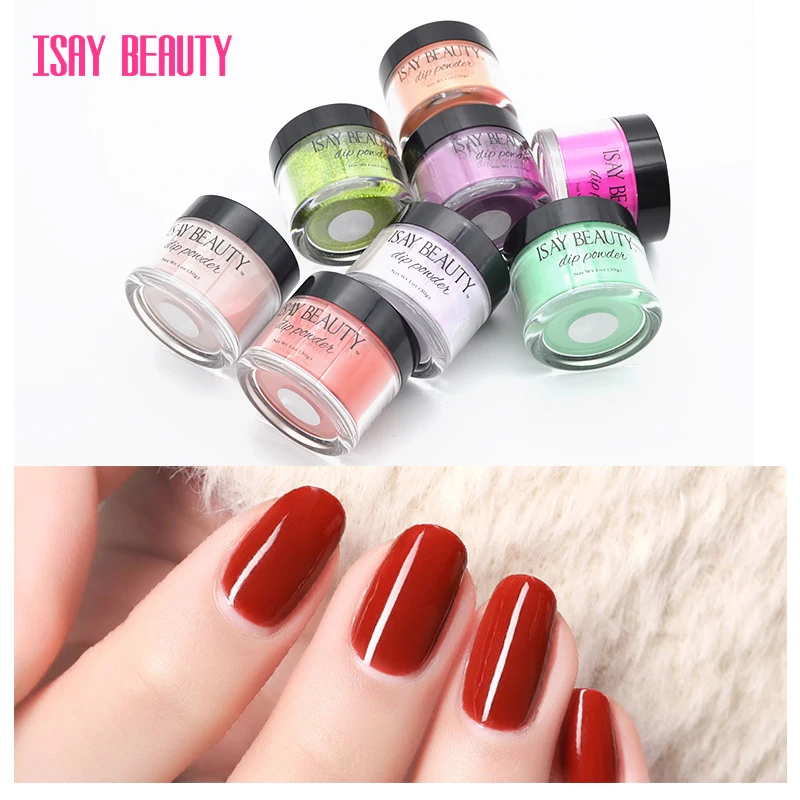 ISAYBEAUTY 28 грамм не УФ-светильник для лечения Ногтей Dip порошок сильный и прочный